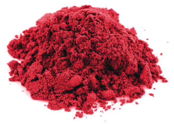 Microzest 50 Cranberry is manufactured by micronisation of dried cranberries pulp.